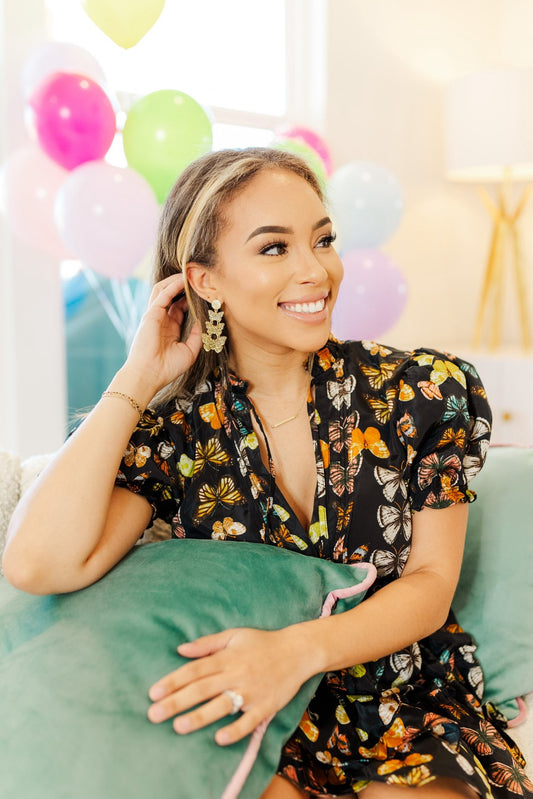 Spring Triple Butterfly Drops