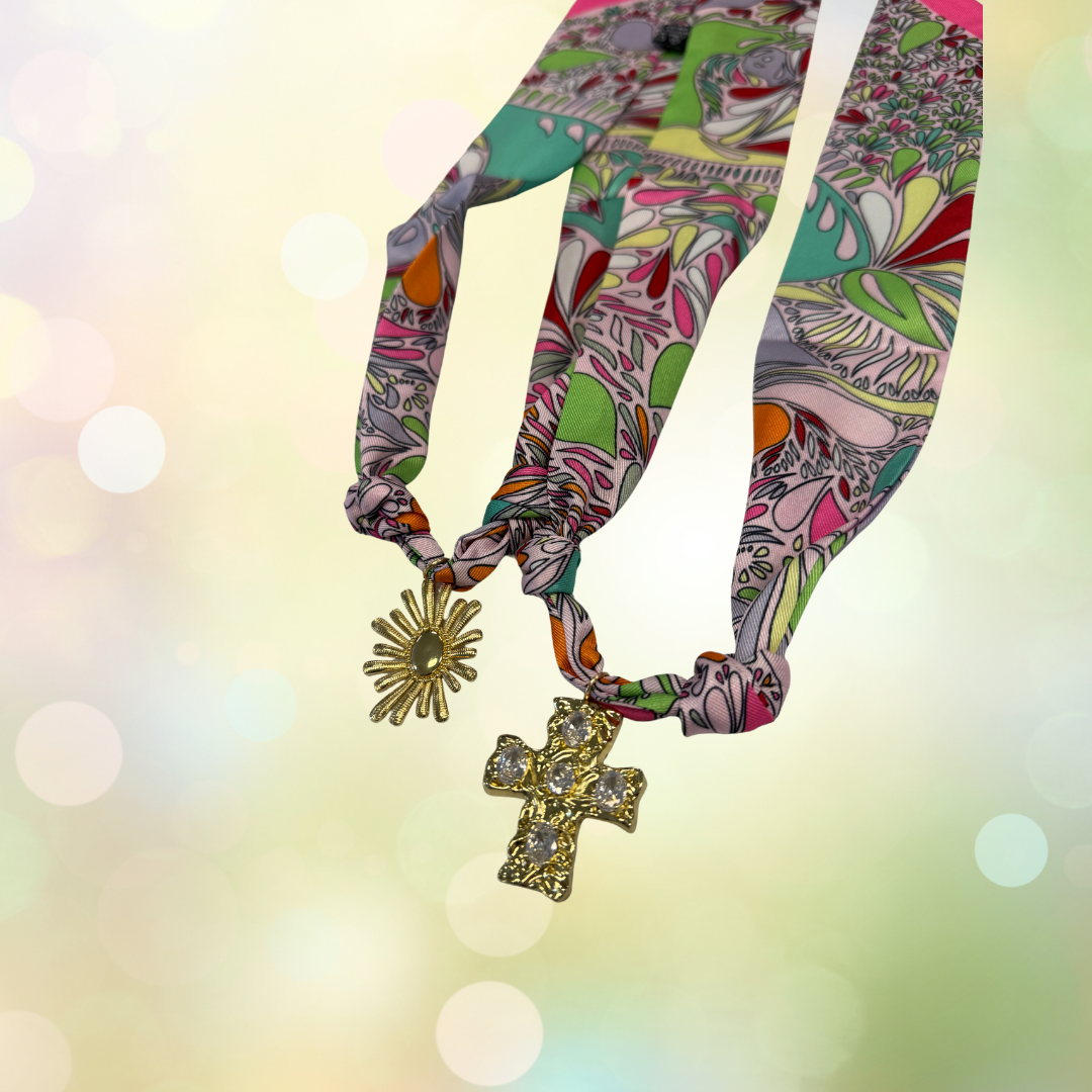 Paisley Scarf Necklace