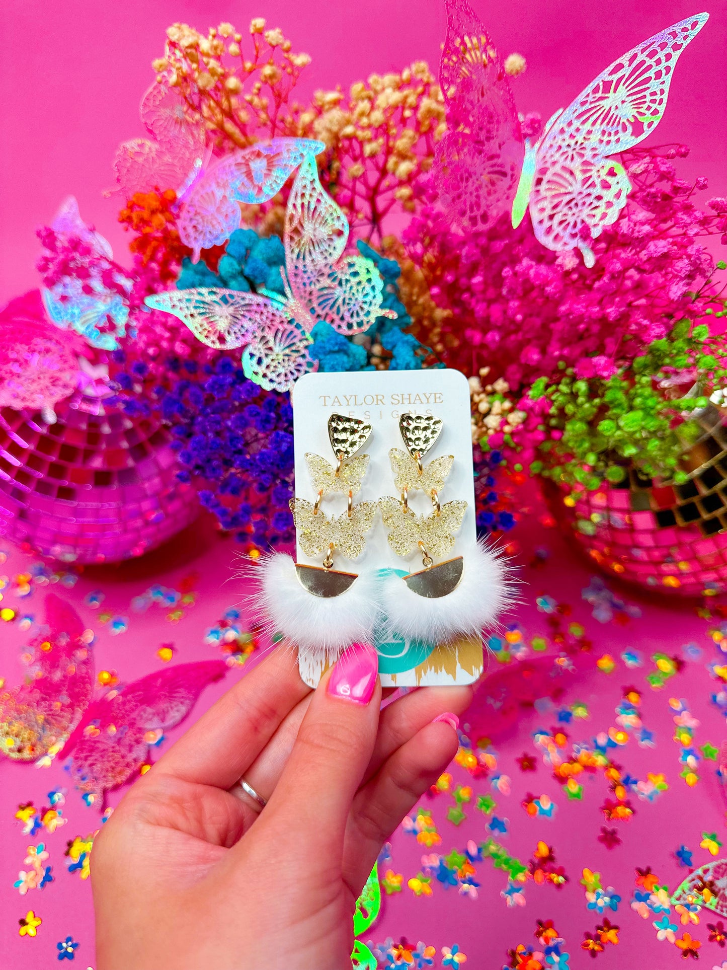 Double Butterfly Tassels