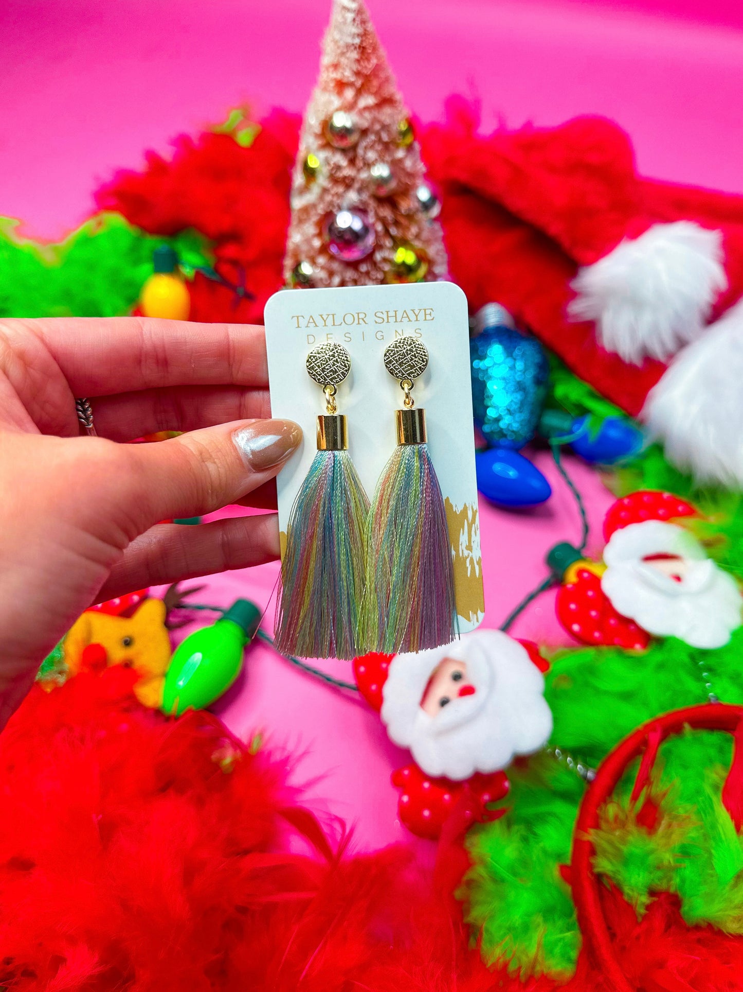 Royal Blue Silk Tassels