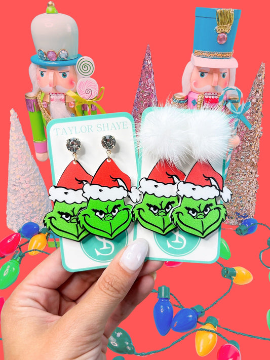 The, The, The.... THE GRINCH Earrings