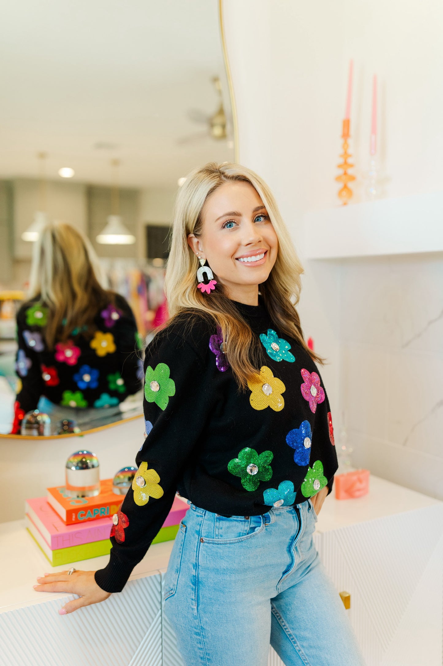 Pink Iridescent Layla Drops