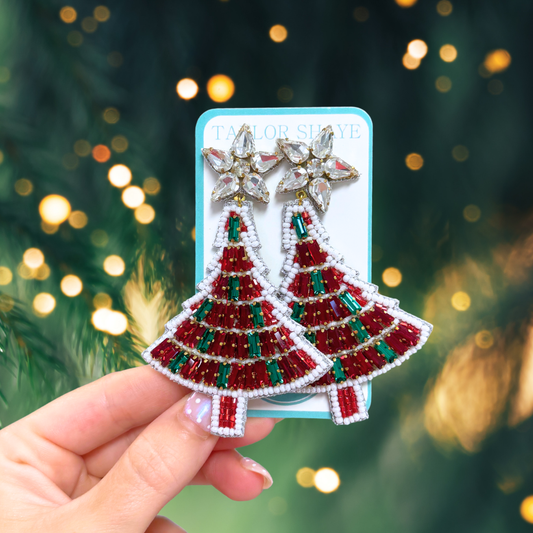 Color Beaded Crystal Trees