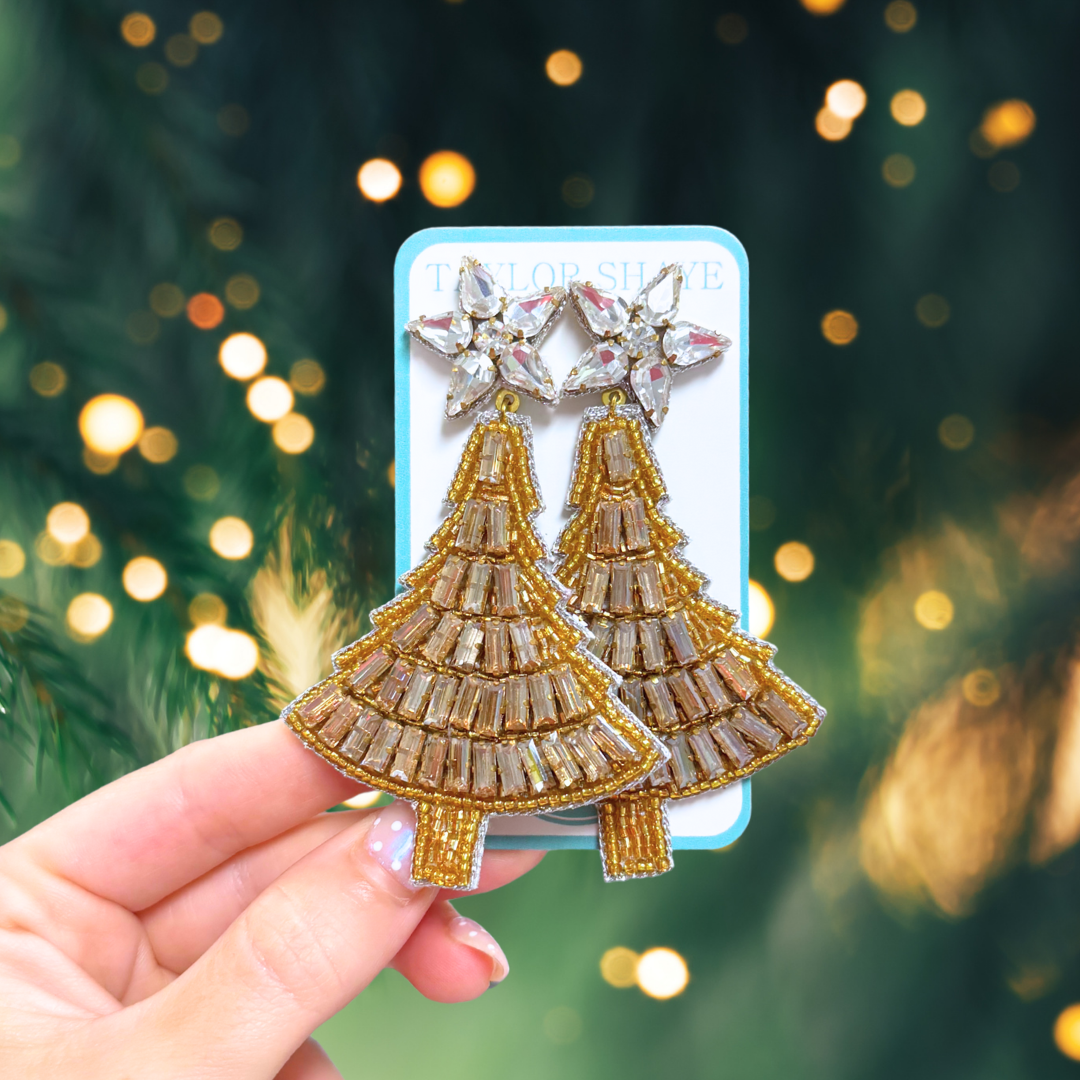 Color Beaded Crystal Trees