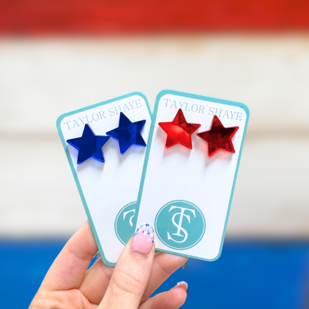 Acrylic Star Studs