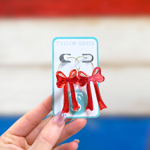 Load image into Gallery viewer, Fourth Bow Hoops

