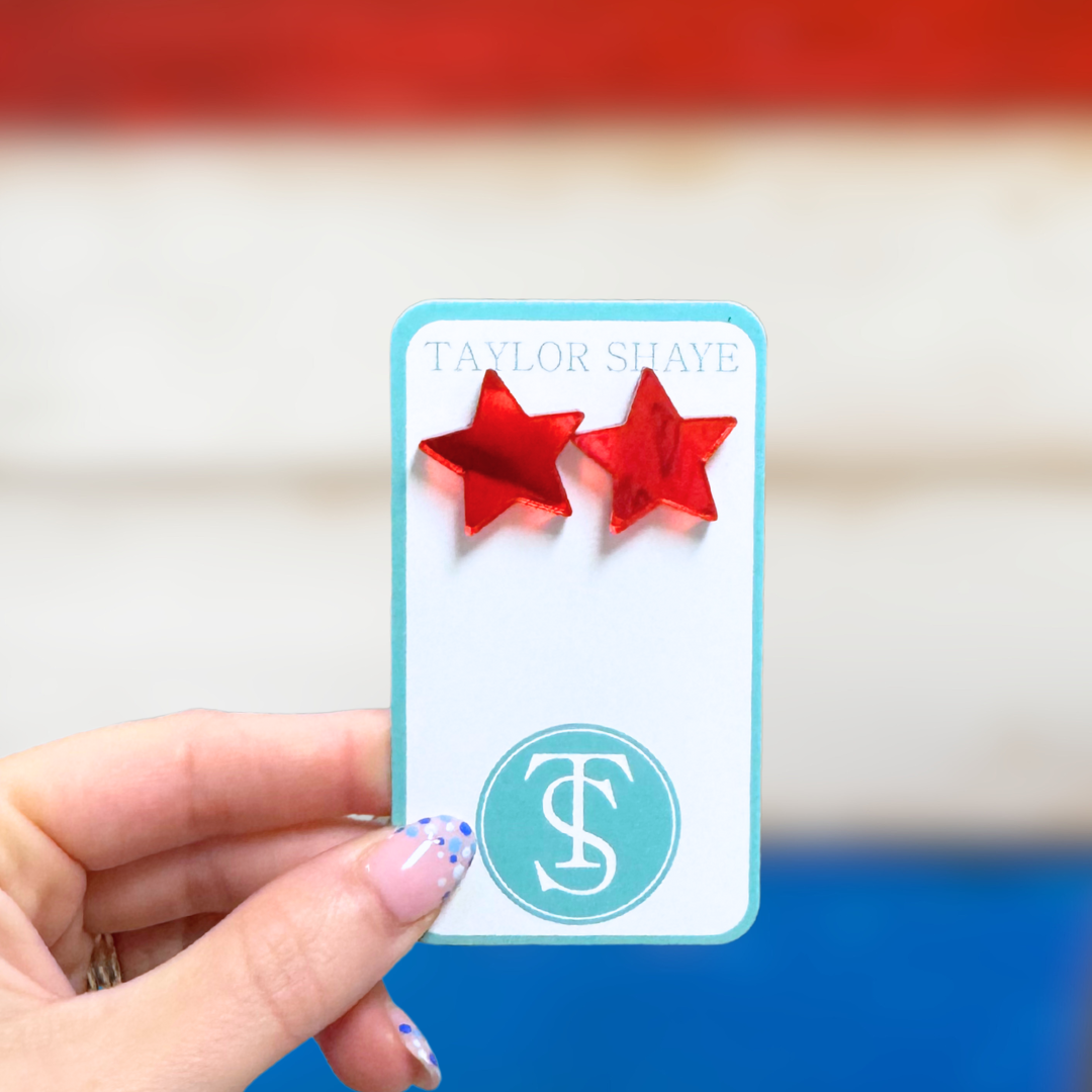 Acrylic Star Studs