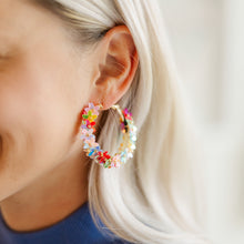 Load image into Gallery viewer, Lily Flower Hoops
