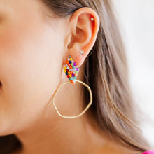 Load image into Gallery viewer, Colorful Callie Hoops
