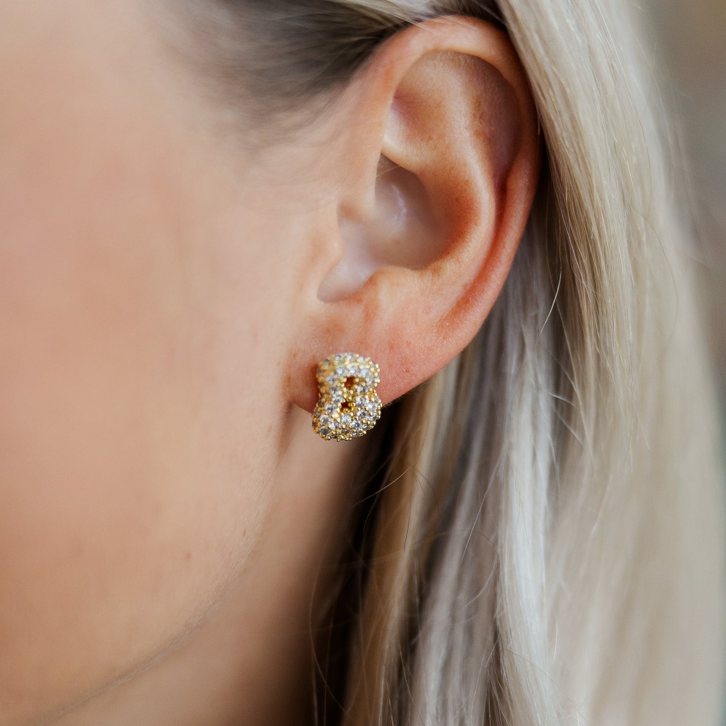 Initial Bubble Earrings