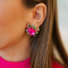 Load image into Gallery viewer, Crystal Oval Stud
