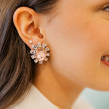 Load image into Gallery viewer, Crystal Oval Stud

