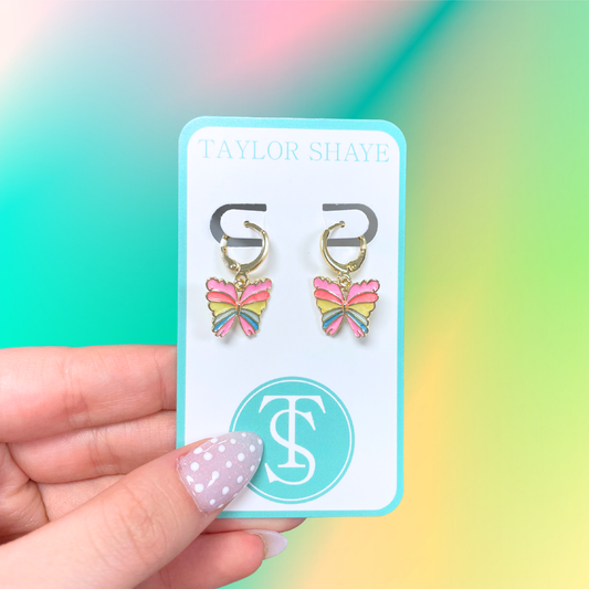 Pastel Butterfly Huggies
