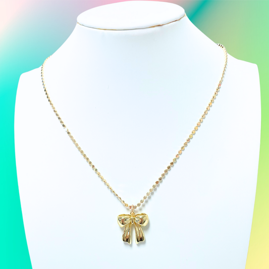 Kylie Bow Necklace