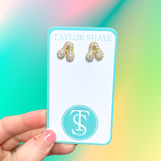 Initial Bubble Earrings