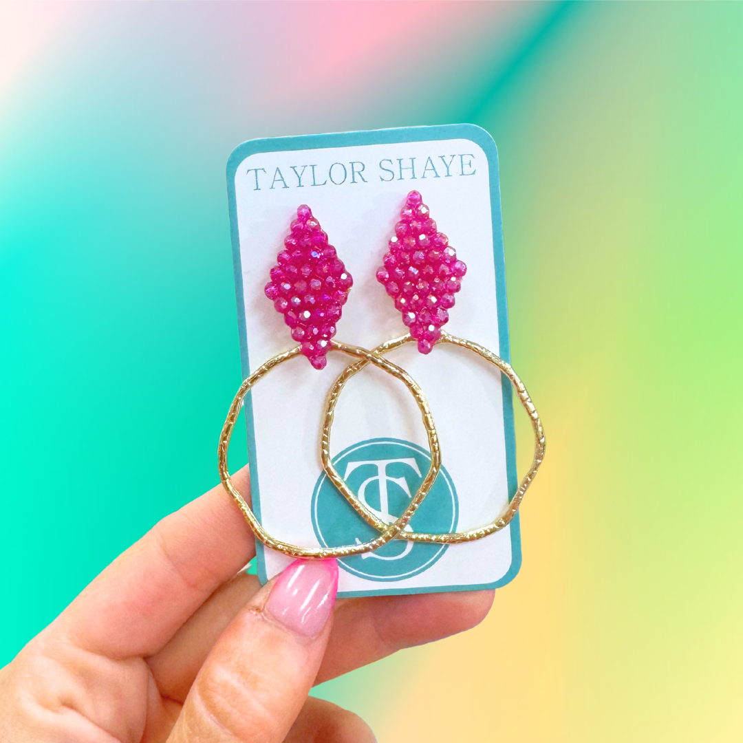 Colorful Callie Hoops