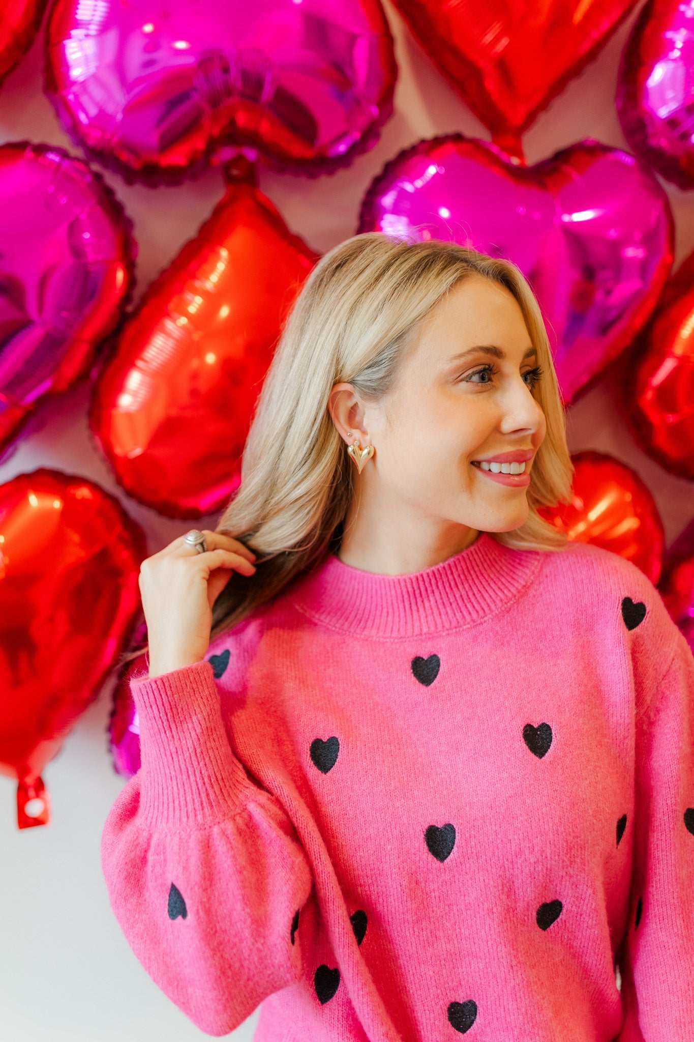 Struck by Love Hearts