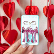Load image into Gallery viewer, Lovie Bow Hoops
