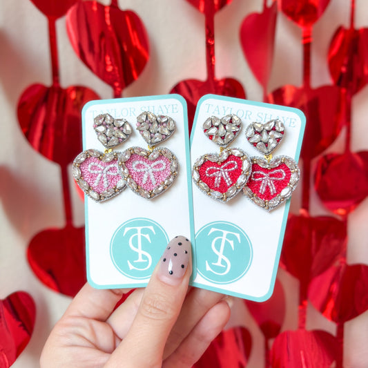 Love Ya Beaded Hearts