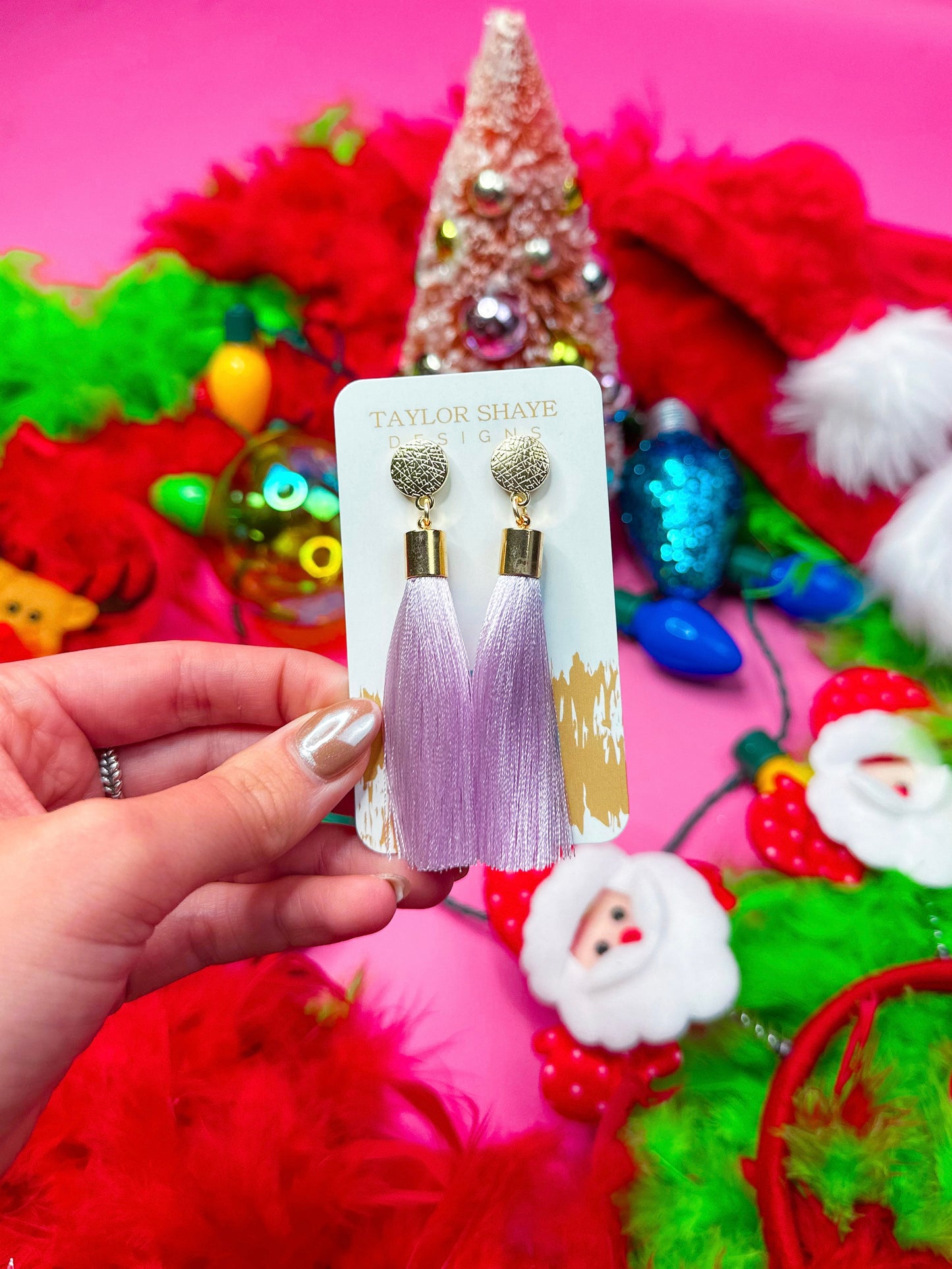 Royal Blue Silk Tassels