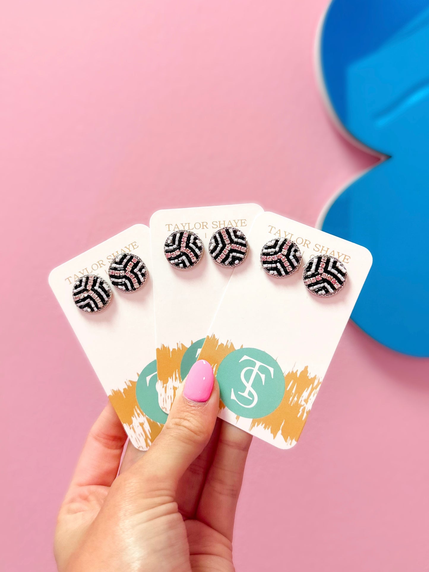 Beaded Volleyball Stud