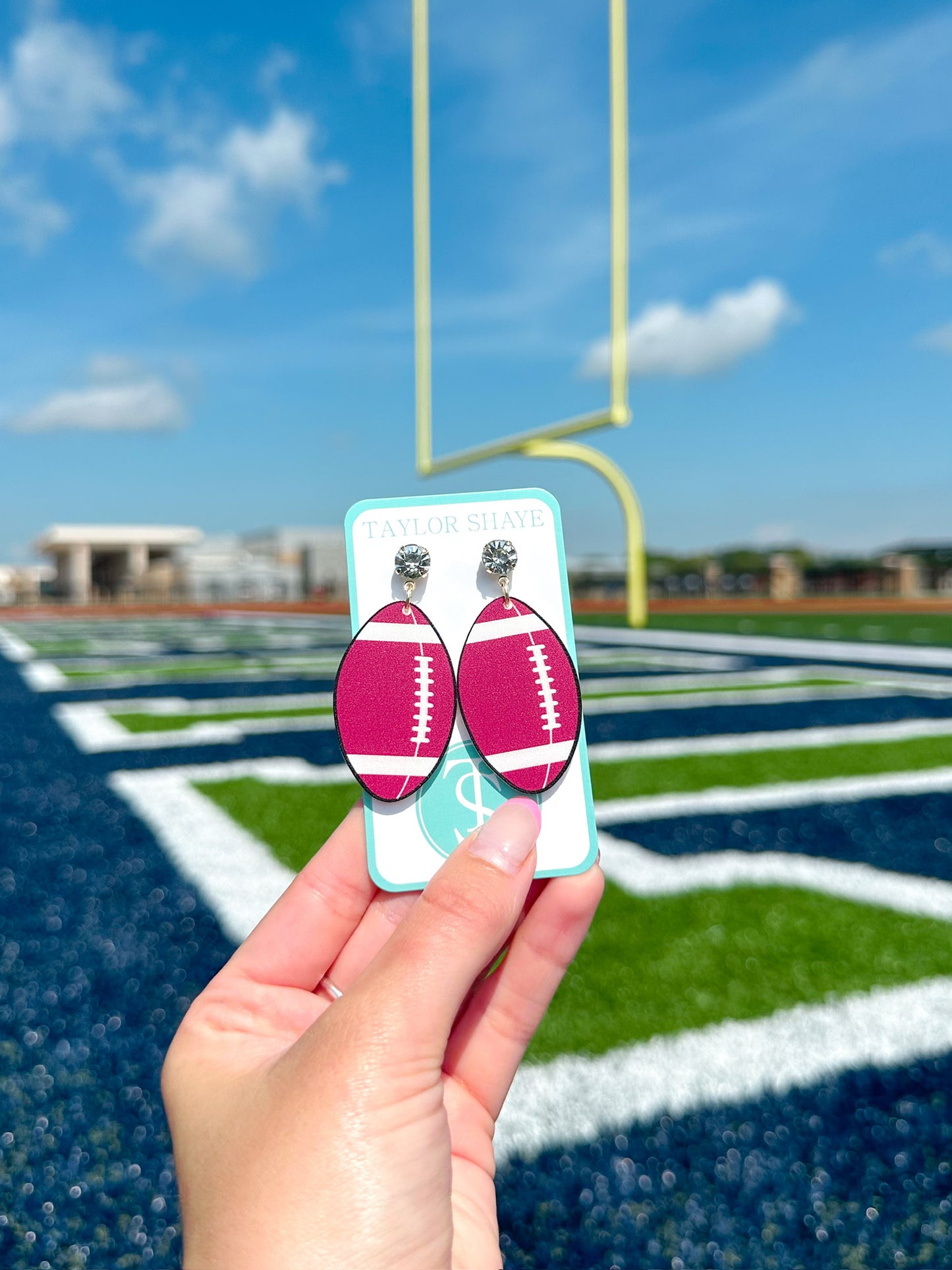 Maroon Acrylic Footballs