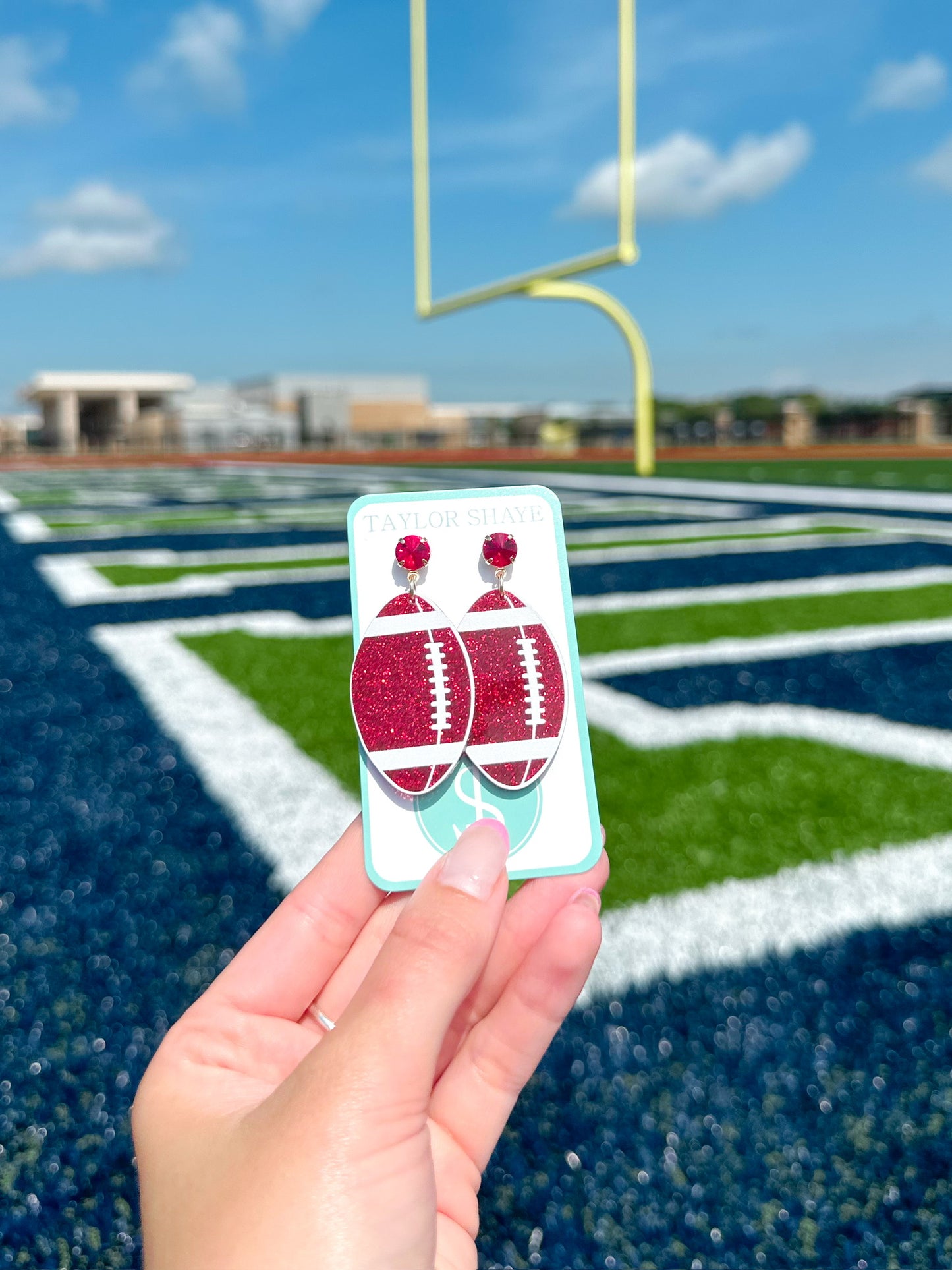 Red Acrylic Footballs