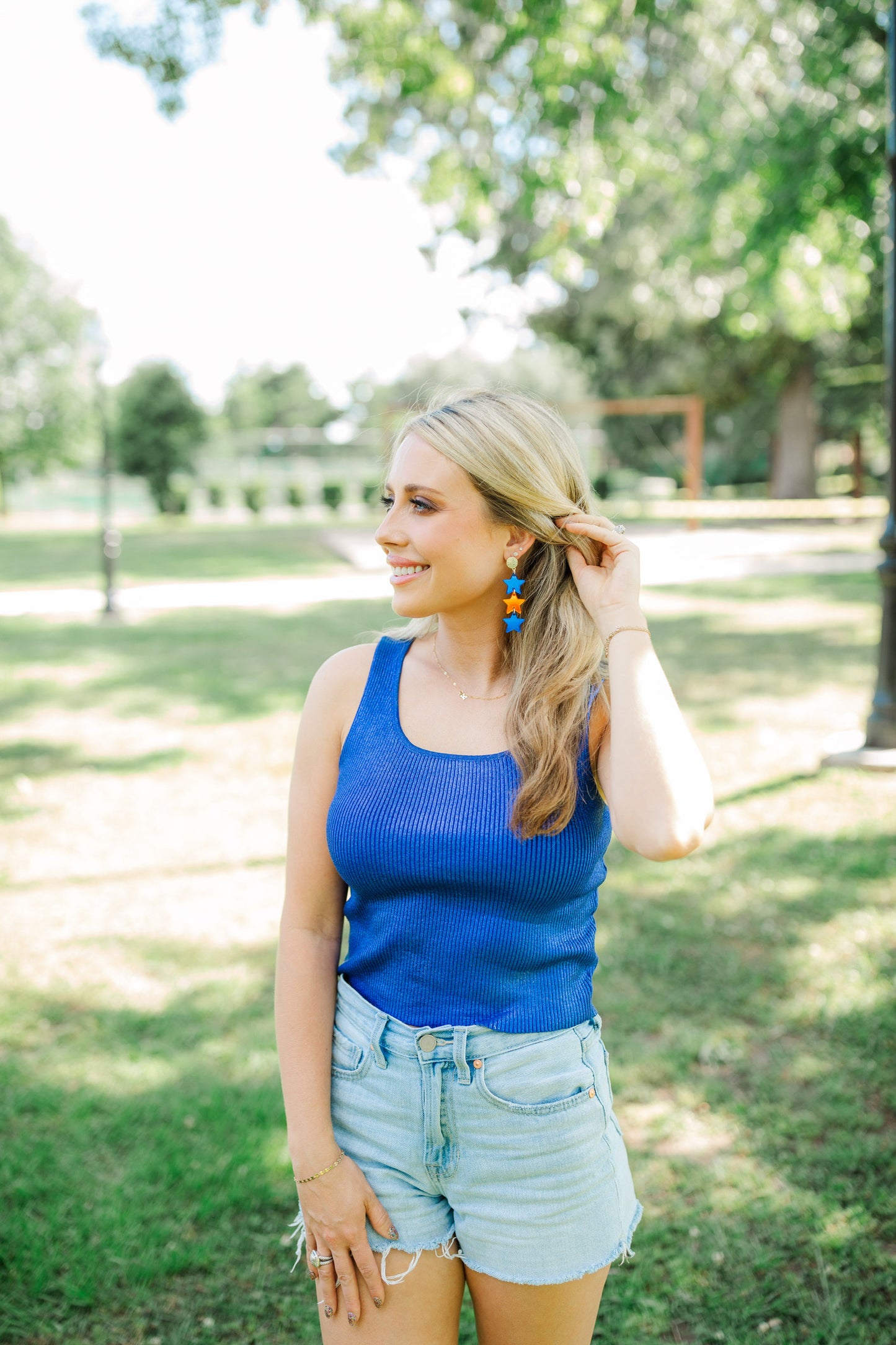 Orange/Blue Mirror Triple Stars