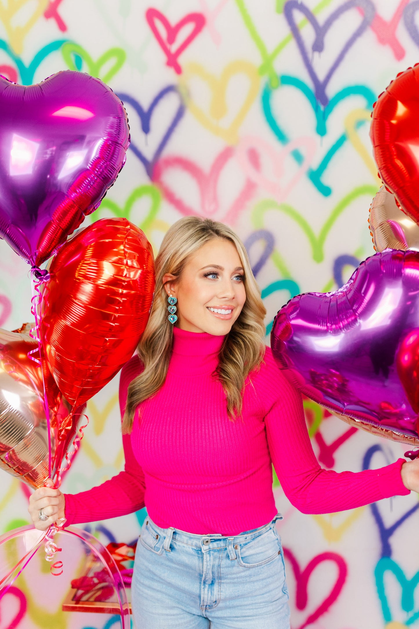 Rosaline Triple Beaded Hearts