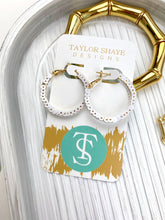 Load image into Gallery viewer, Sequin Hoops
