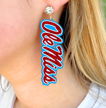 Load image into Gallery viewer, Ole Miss Acrylic Drops
