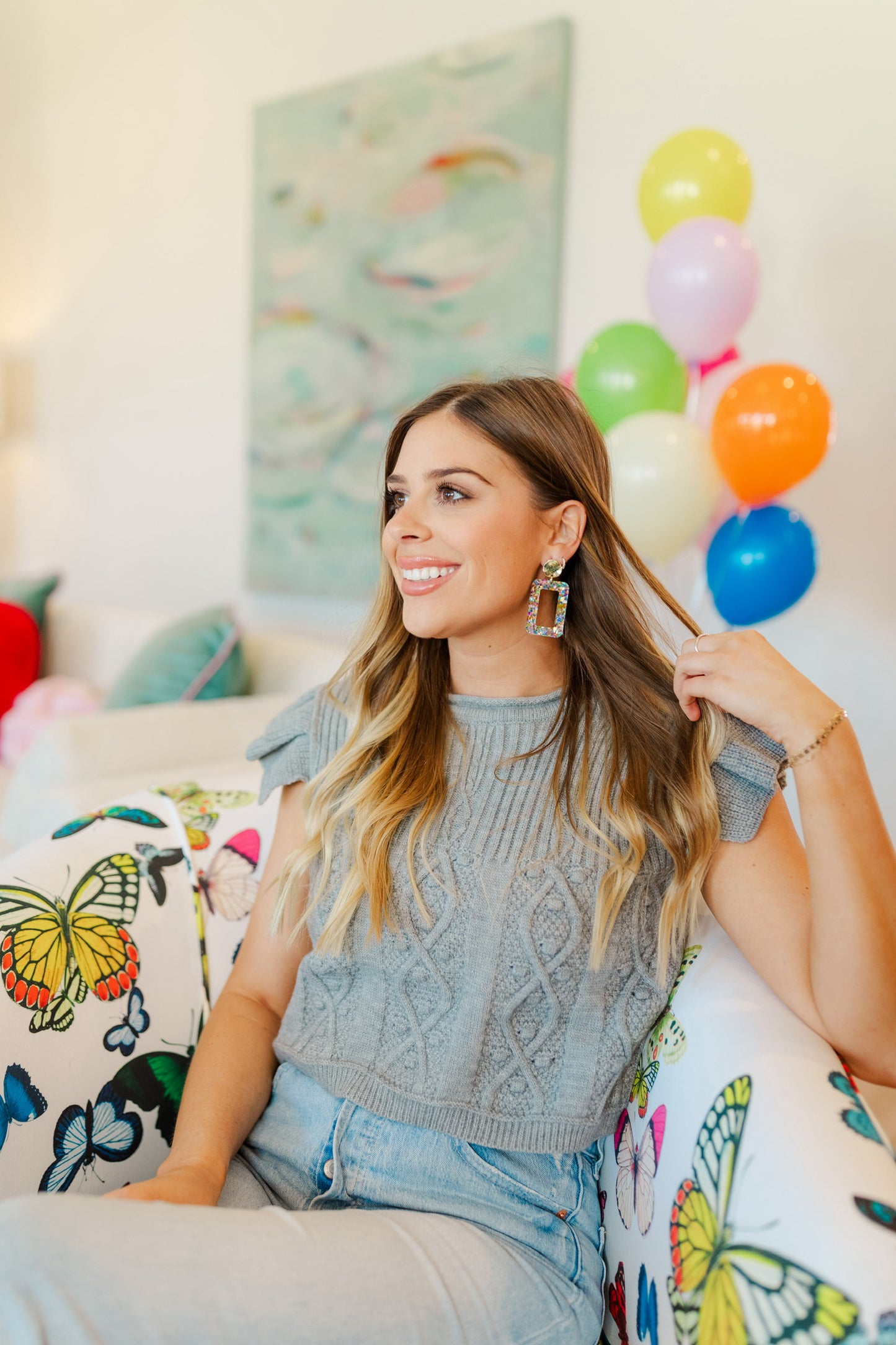 Pastel Confetti Rectangle Drops