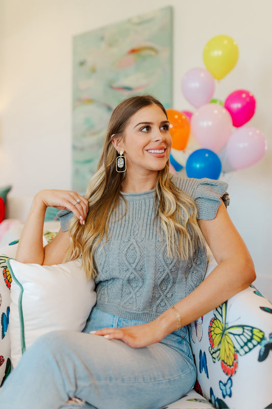 Pastel Confetti Oval Hoops