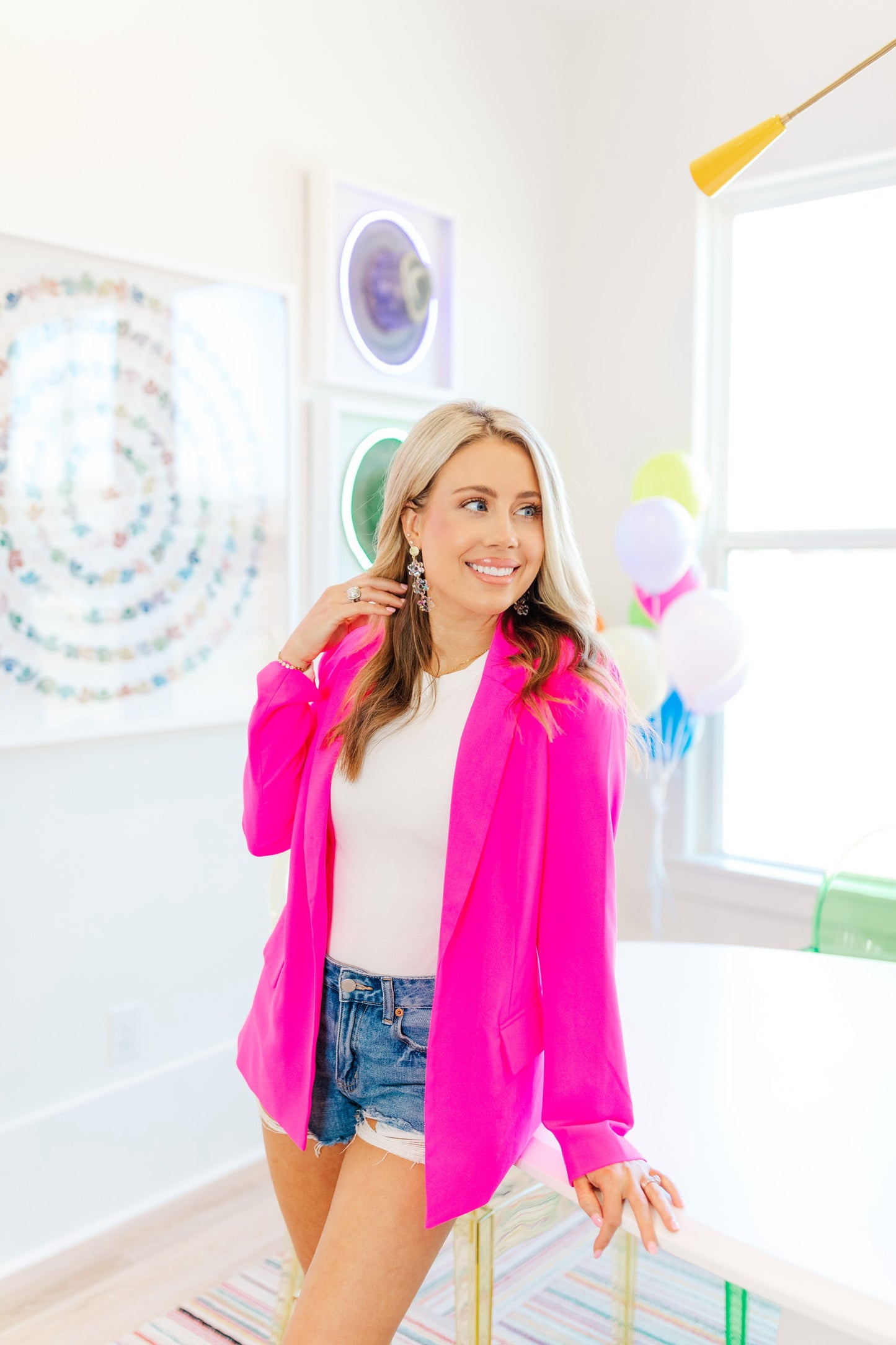 Vibrant Triple Flower Drops