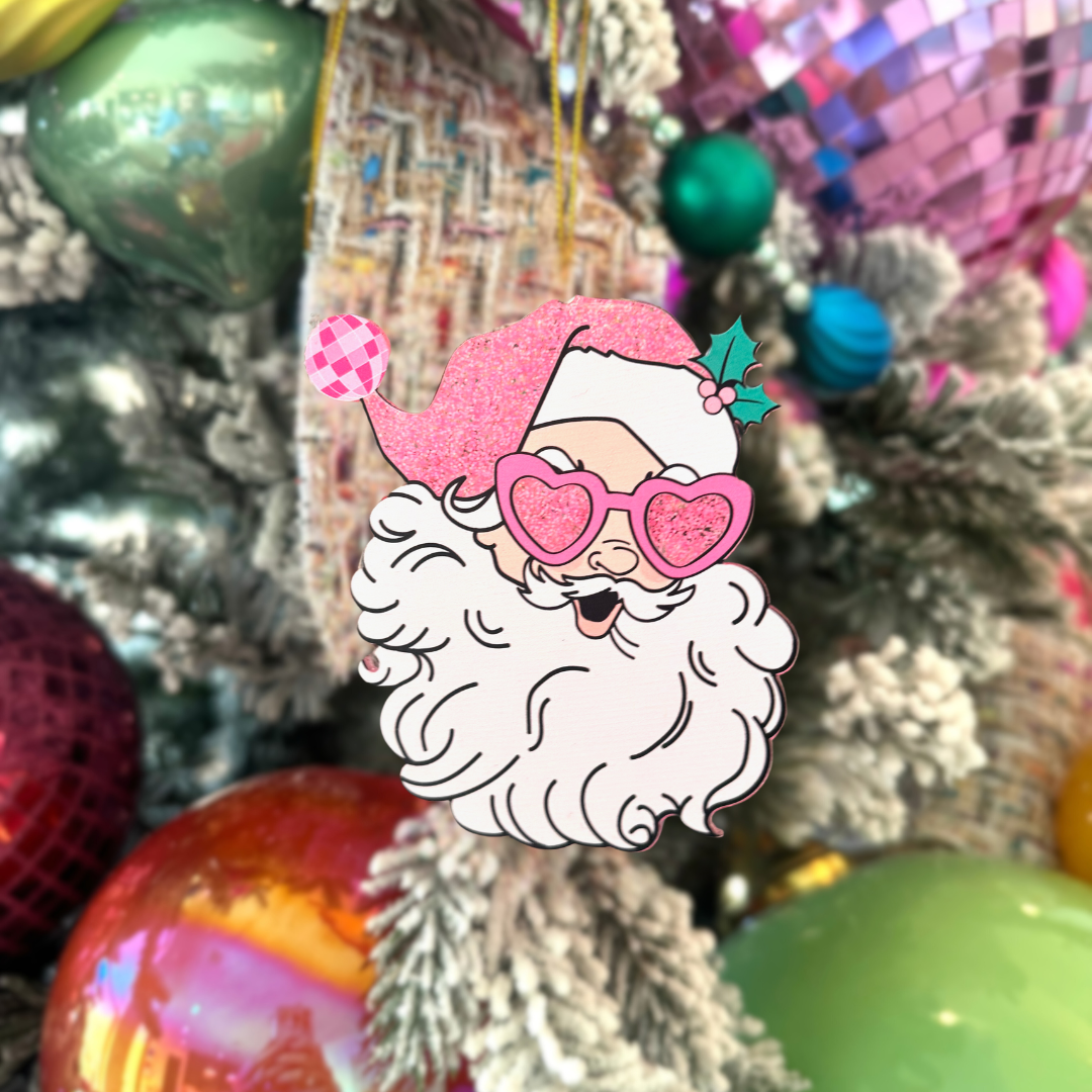Santa at the Disco Ornament (Pack)