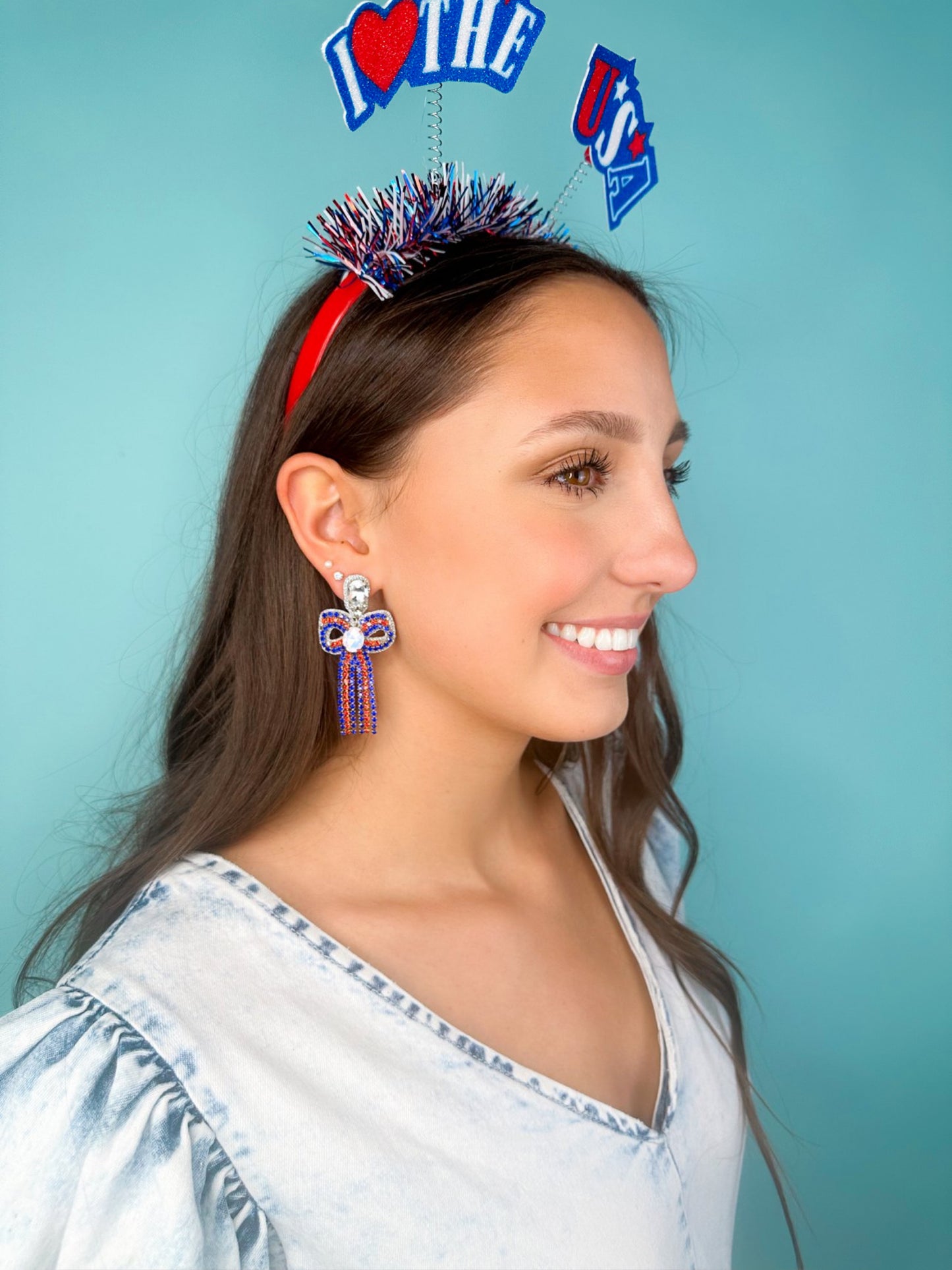 Patriotic Glam Bows
