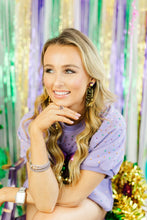 Load image into Gallery viewer, Gold Mirror MARDI GRAS Drops

