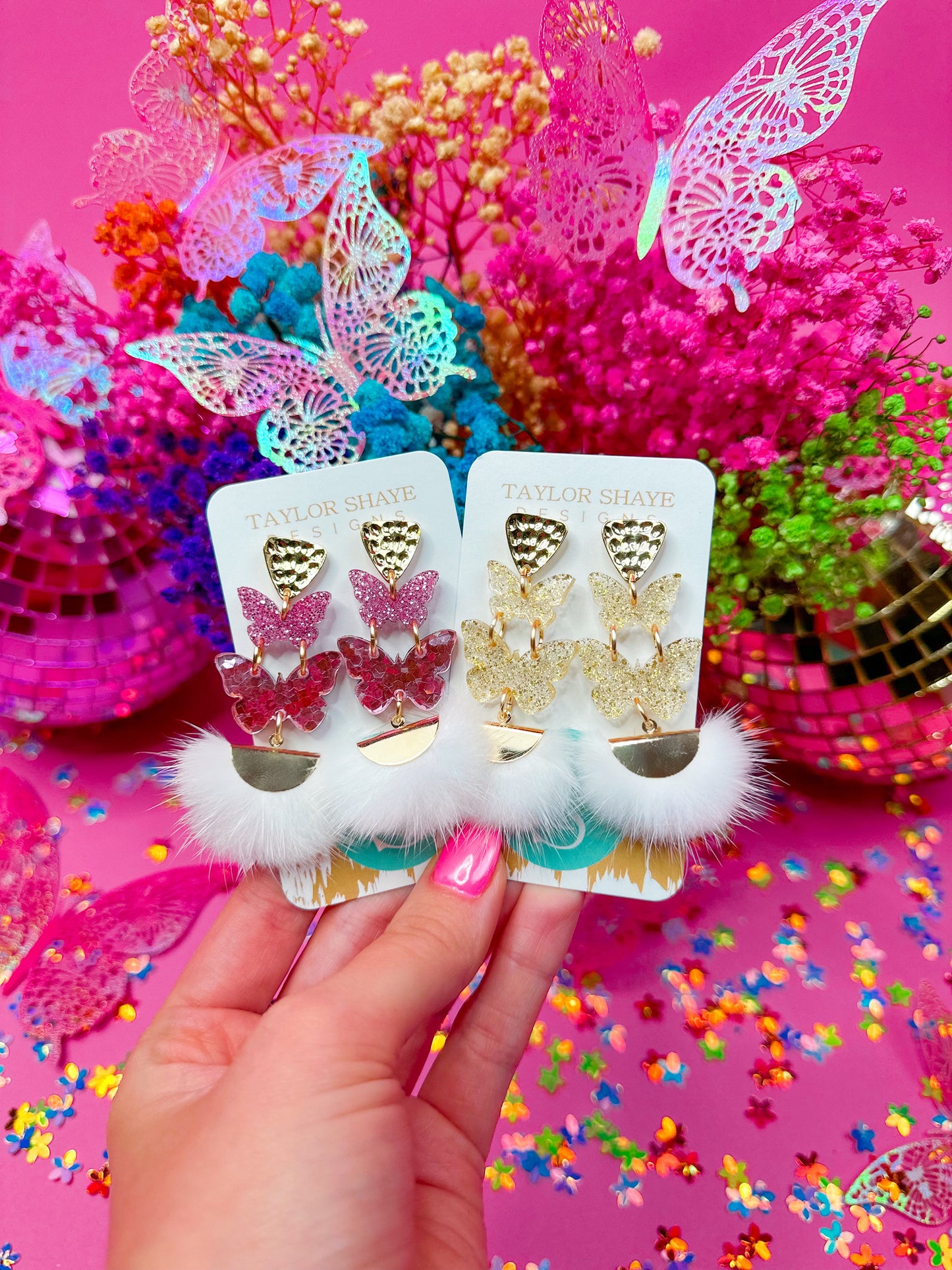 Double Butterfly Tassels