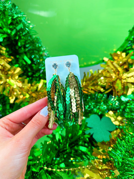 Irish Sequin Tassels