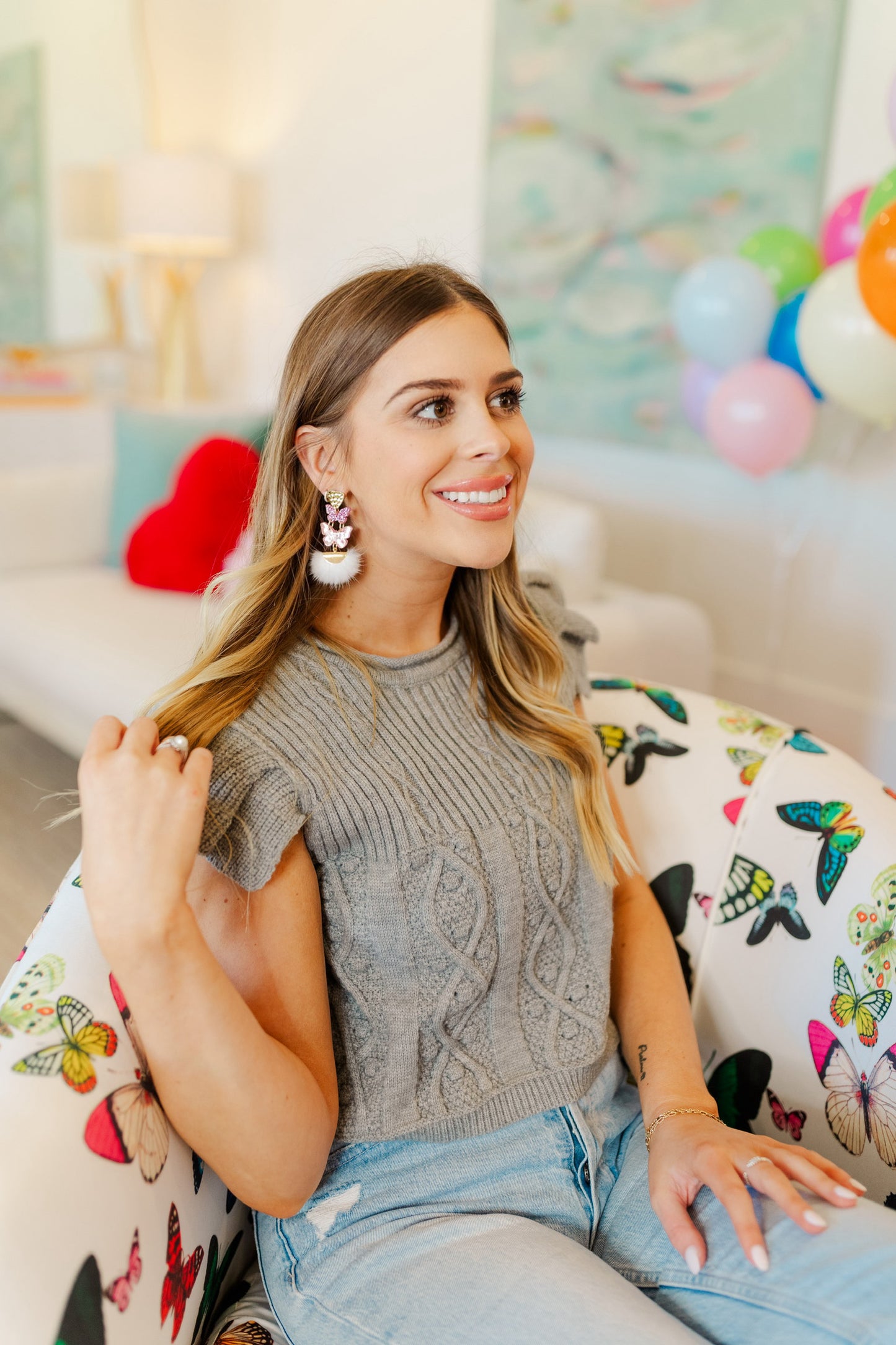 Double Butterfly Tassels