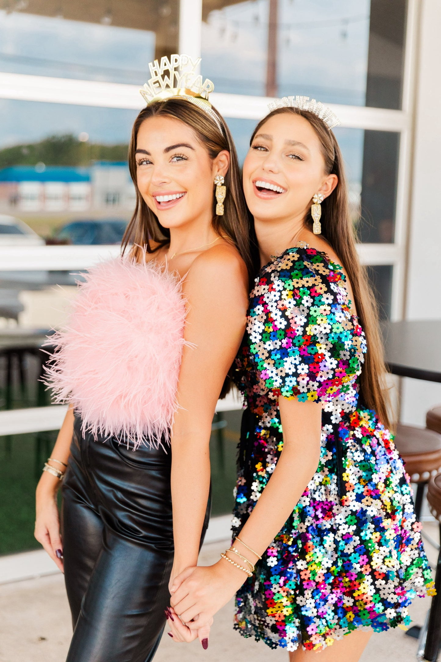 Beaded Gold NYE Drops