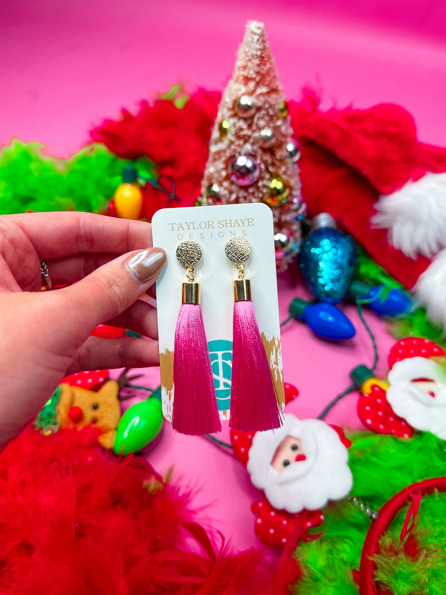 Royal Blue Silk Tassels