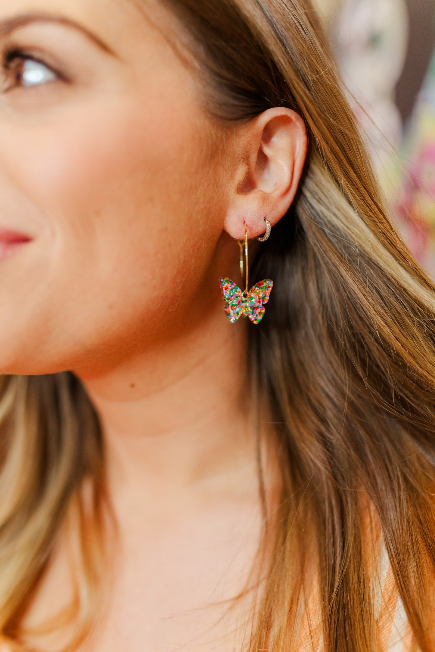 Lola Butterfly Hoops