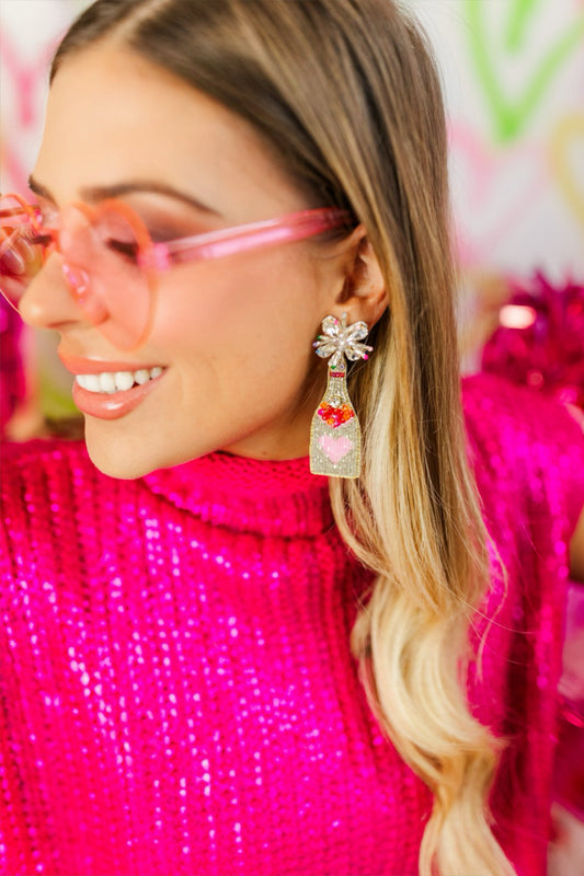 Beaded Heart Bottles