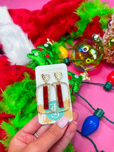 Load image into Gallery viewer, Holiday Rectangle Stick Hoops
