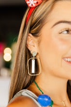 Load image into Gallery viewer, Holiday Rectangle Stick Hoops
