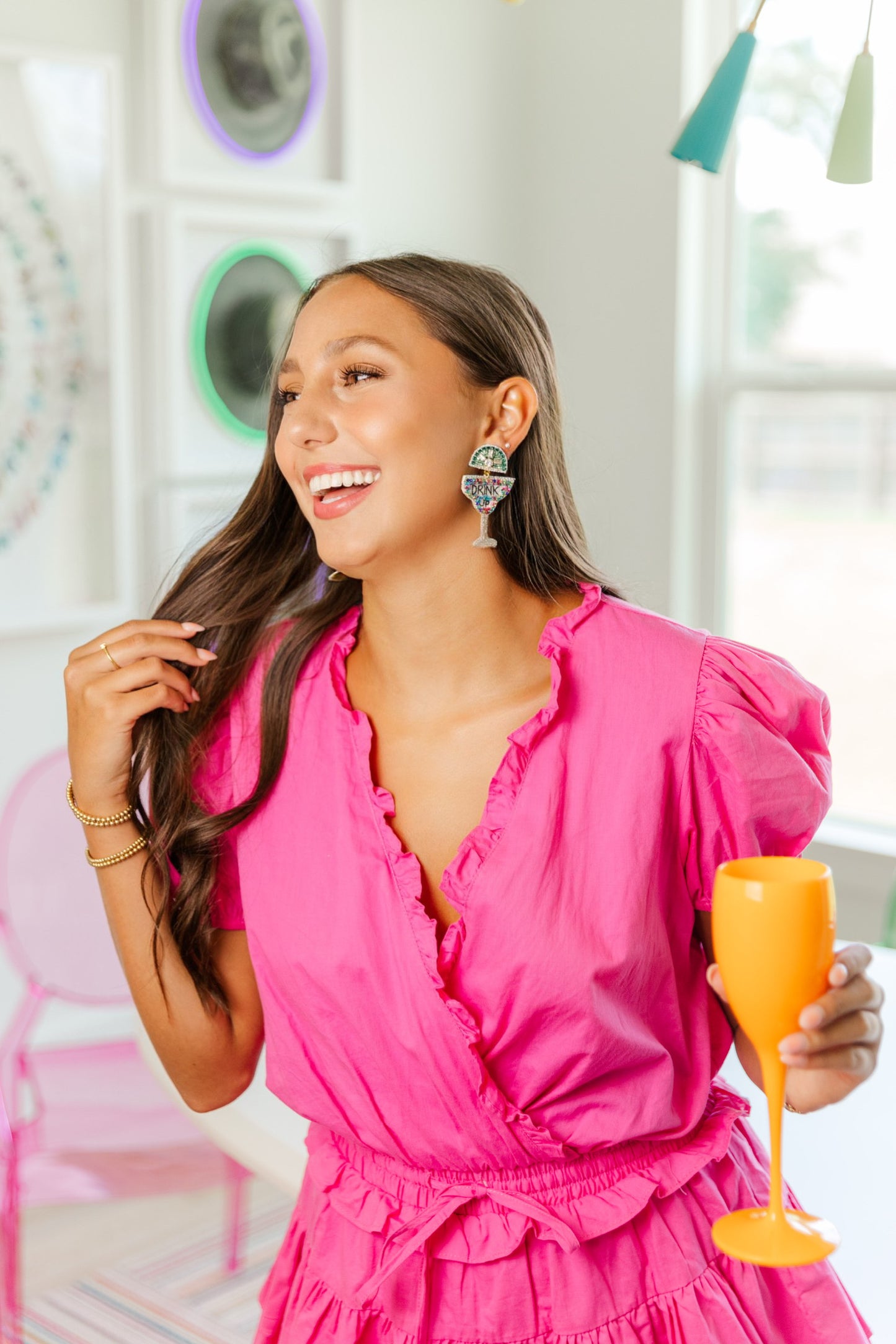 Drink Up Beaded Drops