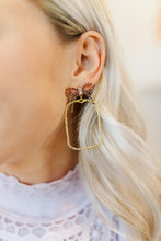 Load image into Gallery viewer, Colorful Nina Bow Hoops
