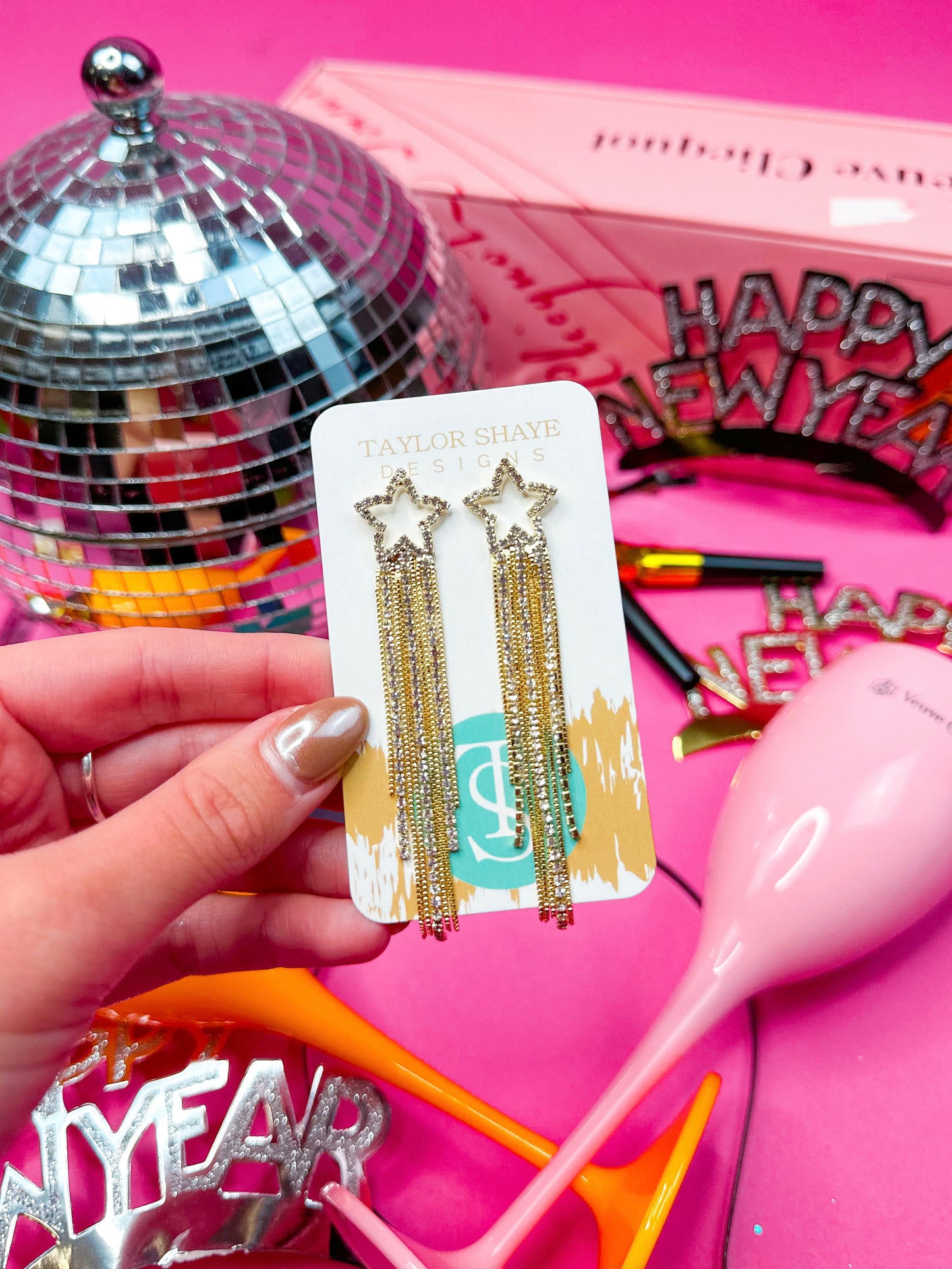 Madonna Star Chain Drops