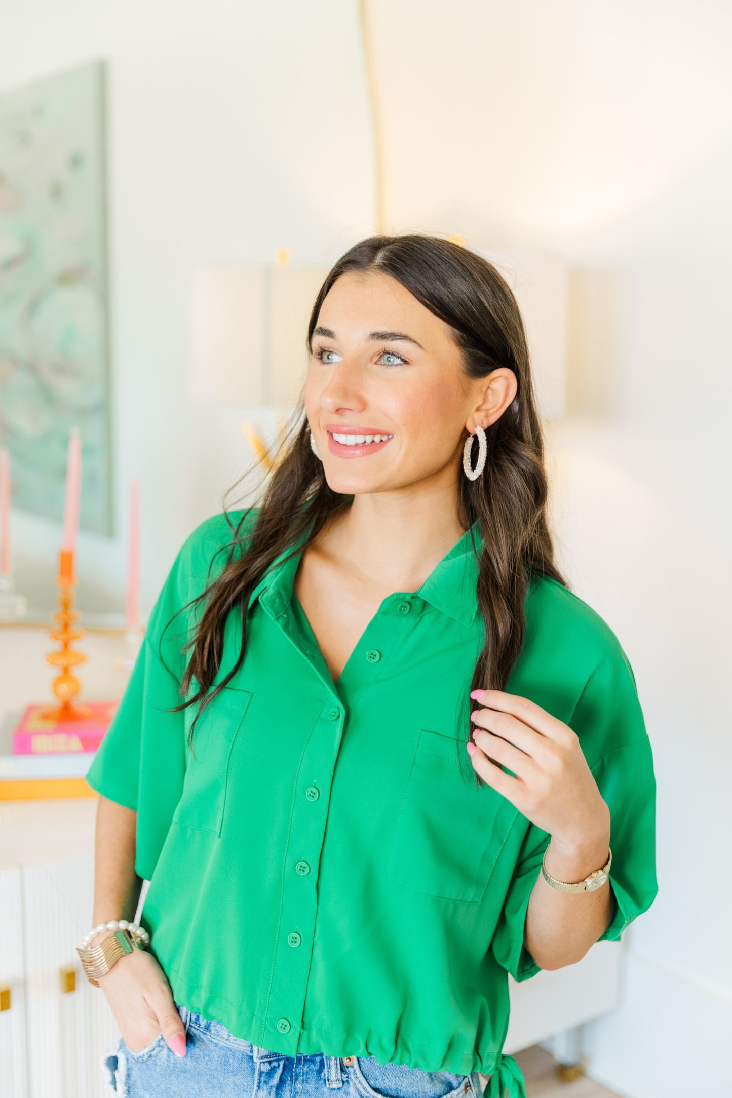 Valentine Glitter Hoops